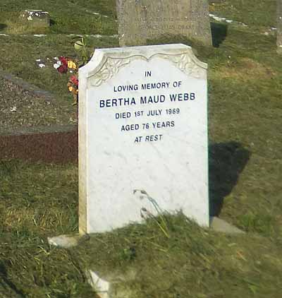 Bertha Maud WEBB