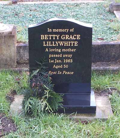Betty Grace LILLYWHITE