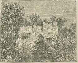 Carisbrooke Castle ruin