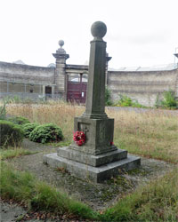 War memorial to prison officers of Camp Hill Prison, Camp Hill, Parkhurst