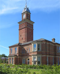 Clock Tower at Whitecroft Hospital, Whitecroft, Carisbrooke